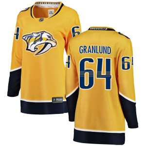 Mikael Granlund Nashville Predators Women's Fanatics Branded Yellow Breakaway Home Jersey