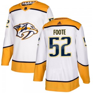 Cal Foote Nashville Predators Youth Adidas Authentic White Away Jersey