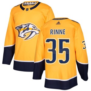 Pekka Rinne Nashville Predators Men's Adidas Authentic Gold Jersey