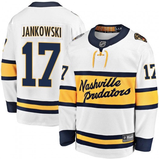 Mark Jankowski Nashville Predators Men's Fanatics Branded White 2020 Winter Classic Breakaway Player Jersey
