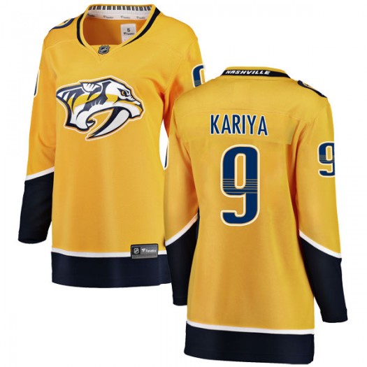 Paul Kariya Nashville Predators Women's Fanatics Branded Yellow Breakaway Home Jersey