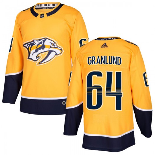 Mikael Granlund Nashville Predators Youth Adidas Authentic Gold Home Jersey