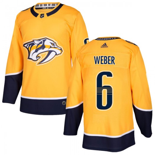 Shea Weber Nashville Predators Youth Adidas Authentic Gold Home Jersey